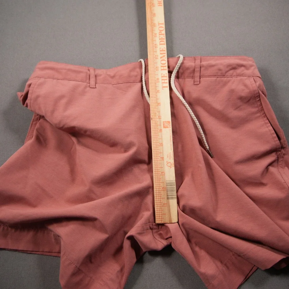 Faherty All Day Hybrid Drawstring Men Shorts 32 MBS2334 Swim Pink Beach Coastal